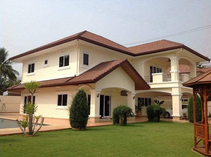 Mẫu biệt thự nhà vườn 2 tầng kiểu Thái đẹp